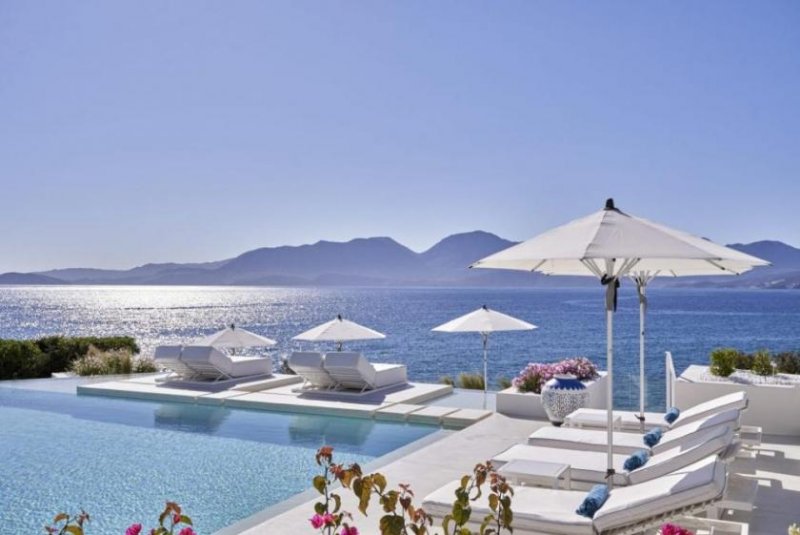 Agios Nikolaos Kreta, Agios Nikolaos: Deluxe 5* Hotel mit Privatstrand zu verkaufen Gewerbe kaufen